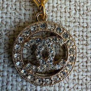 Chanel Gold and Silver Crystal Necklace